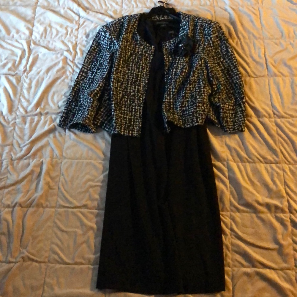 Black dress with jacket